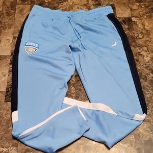 Staple Men Light Blue Joggers with Black Stripes Size 2XL